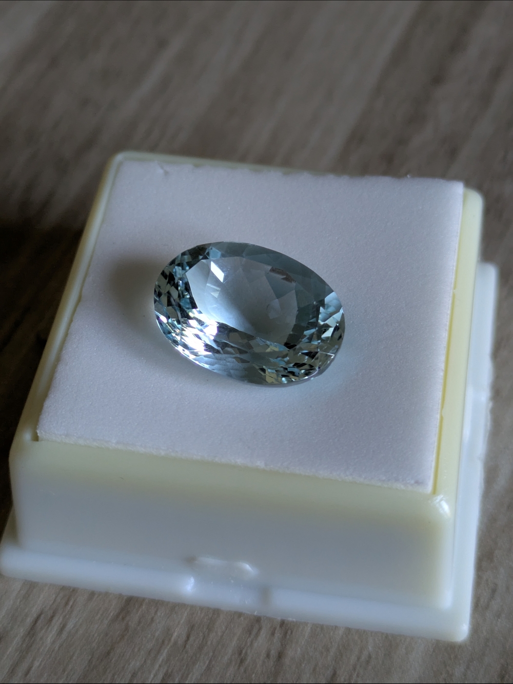 Certified 9.82 CT Top Grade Aquamarine Oval